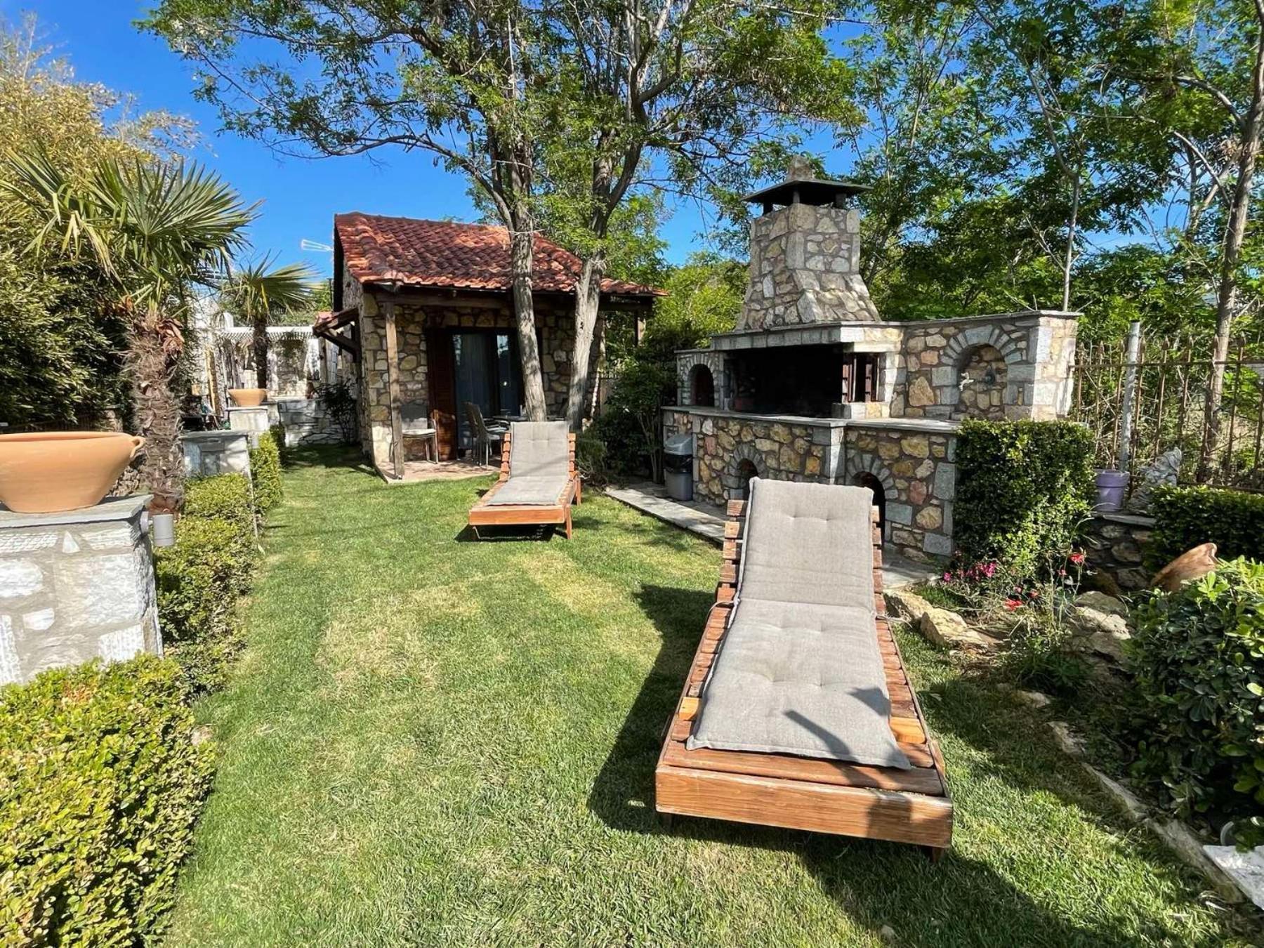 Villa Stone House Maria à Skála Marión Extérieur photo