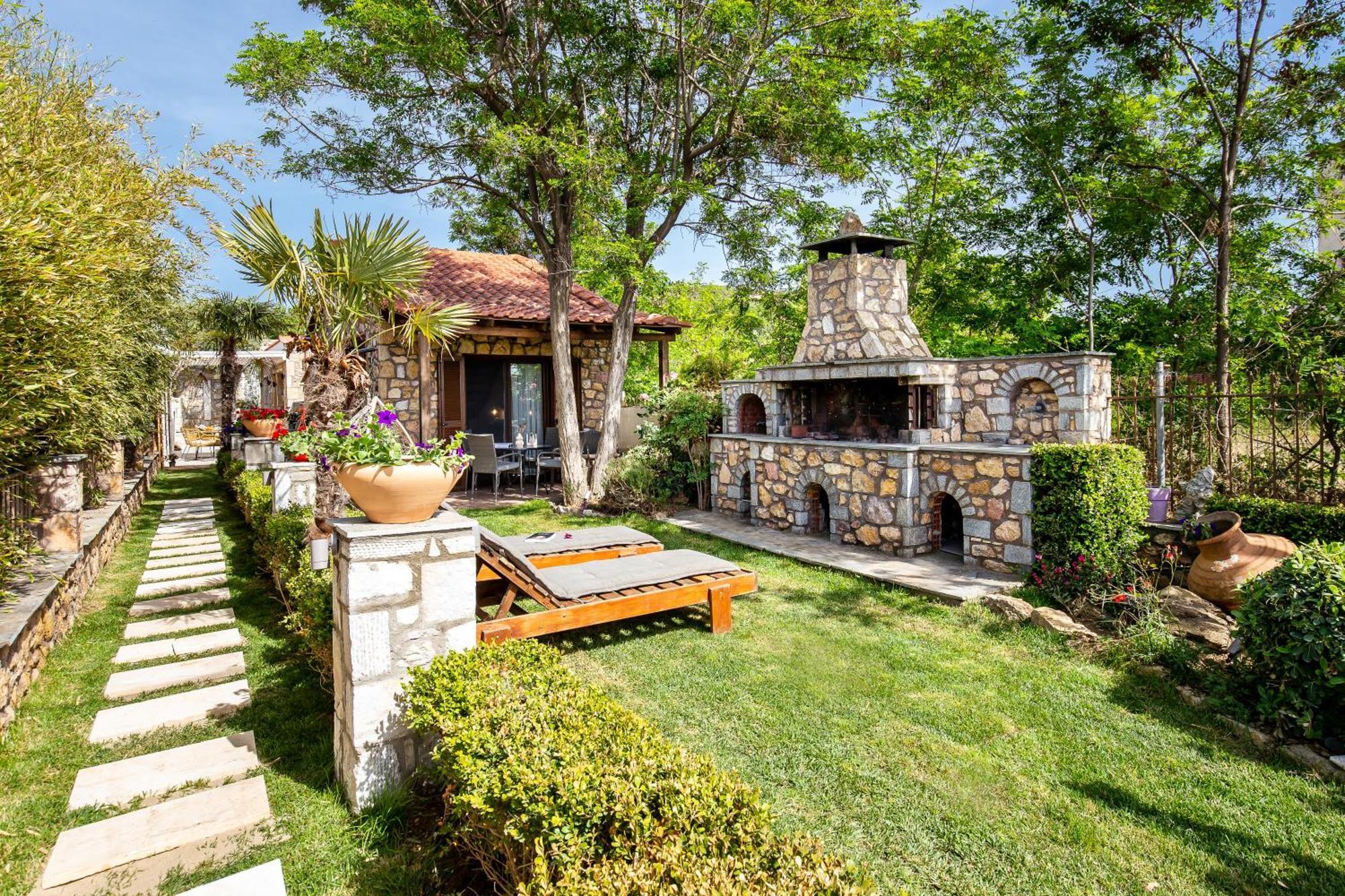 Villa Stone House Maria à Skála Marión Extérieur photo