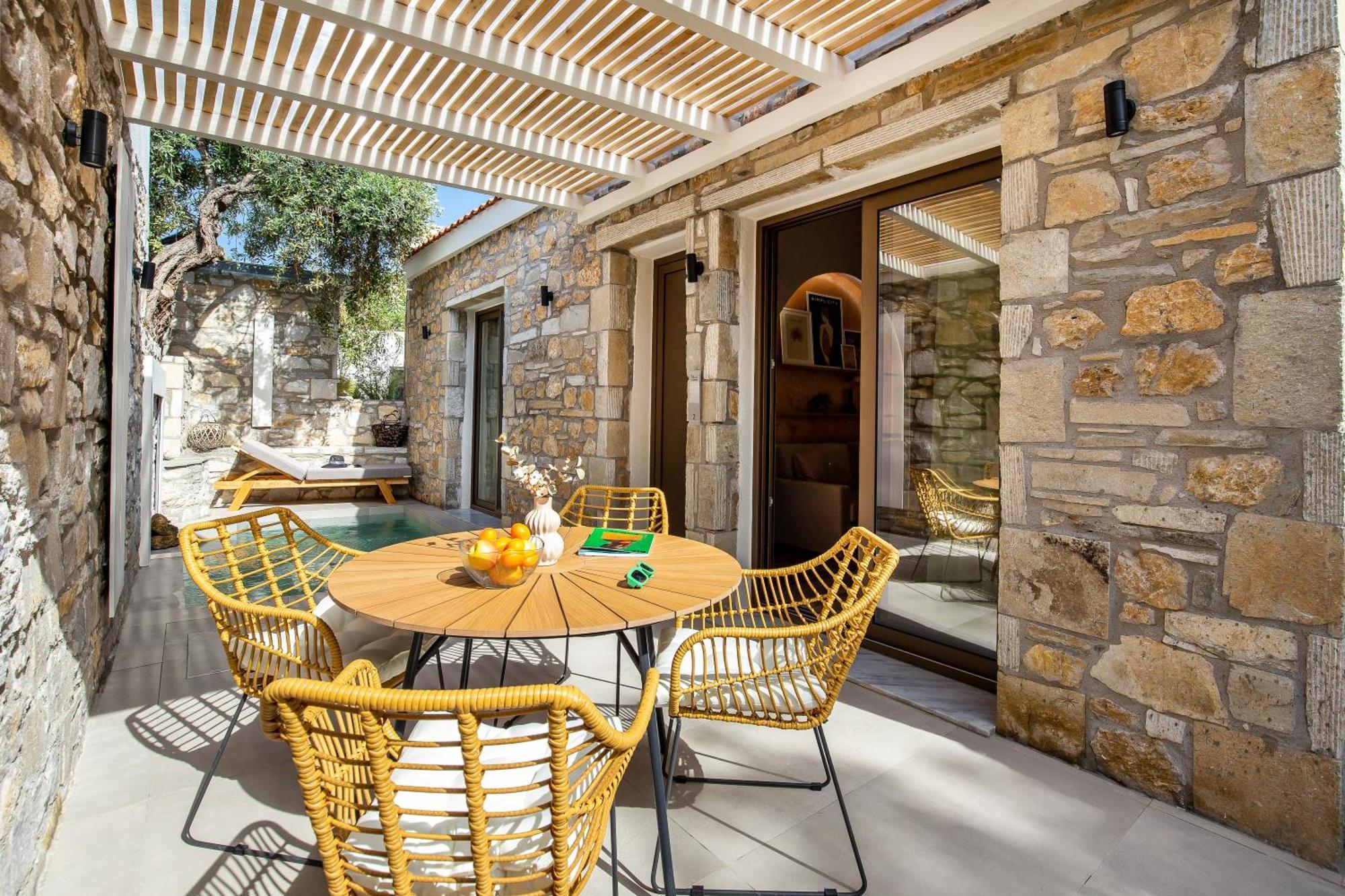 Villa Stone House Maria à Skála Marión Extérieur photo